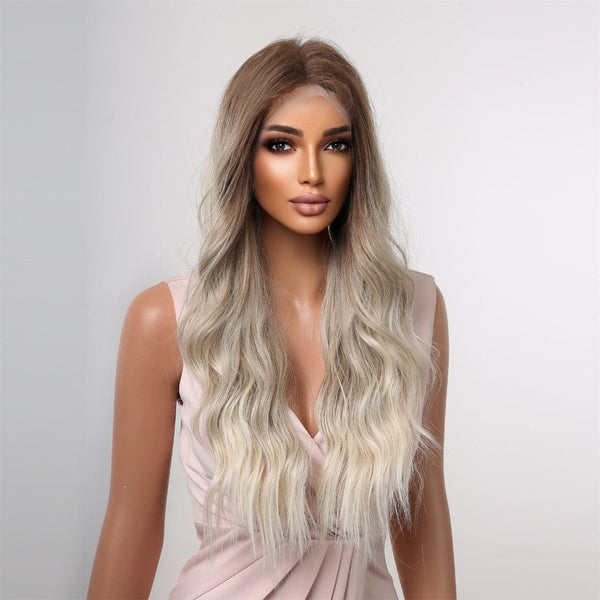 Stylonic Fashion Boutique Lace Front Synthetic Wig Platinum Blonde Lace Front Wig Platinum Blonde Lace Front Wig - Stylonic Wigs 