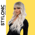 Stylonic Fashion Boutique Synthetic Wig Platinum Blonde Wig with Fringe Platinum Blonde Wig with Fringe - Stylonic Wigs