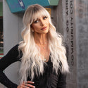 Blonde Wig with Fringe