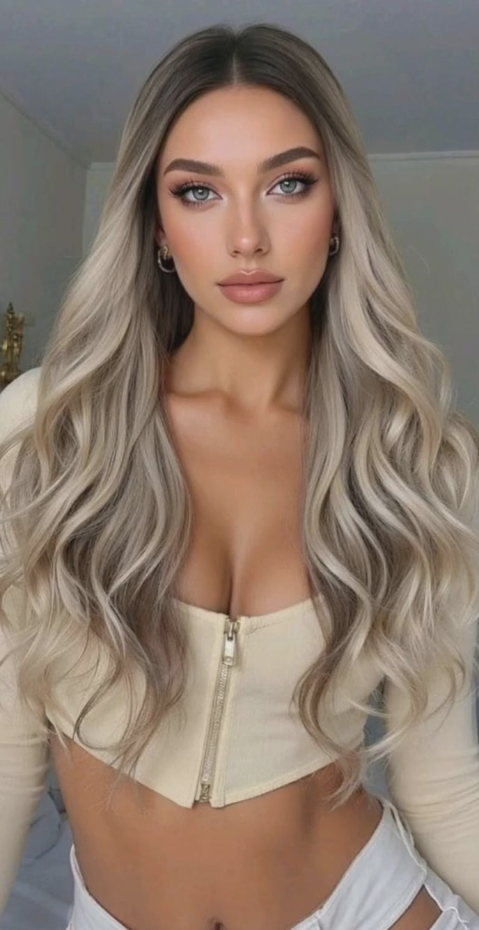 Ash Blonde Wig