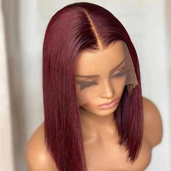Stylonic Fashion Boutique Human Hair Wig Red Front Lace Wigs Red Front Lace Wigs - Stylonic Premium Wigs