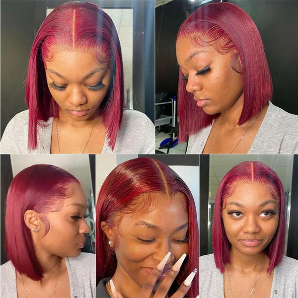 Stylonic Fashion Boutique Red Front Lace Wigs
