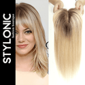 Stylonic Fashion Boutique Hair Topper Remy Human Hair Toppers with Bangs Remy Human Hair Topper with Bangs - Stylonic Wigs