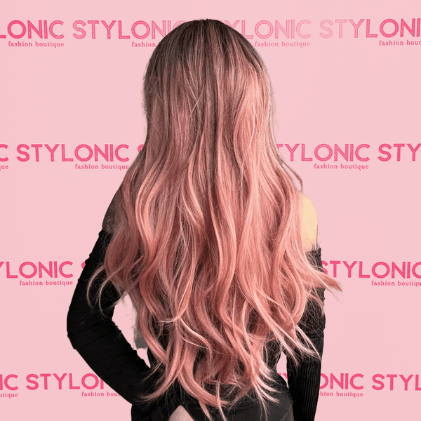 Long Pink Wig