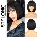 Stylonic Fashion Boutique Synthetic Wig Short Black Wig Wigs - Short Black Wig | Stylonic Fashion Boutique