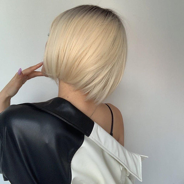 Short Blonde Wig