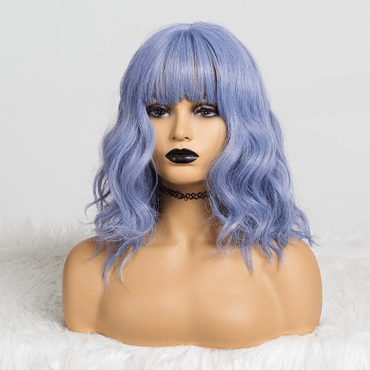 Stylonic Fashion Boutique Synthetic Wig Short Blue Bob Wig Short Blue Bob Wig - Stylonic Fashion Boutique