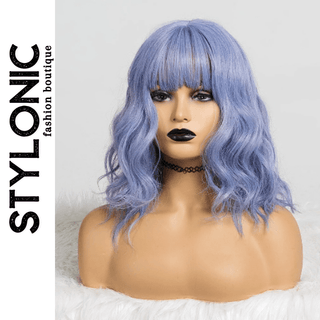 Stylonic Fashion Boutique Synthetic Wig Short Blue Bob Wig Short Blue Bob Wig - Stylonic Fashion Boutique