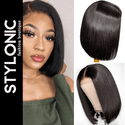 Stylonic Fashion Boutique Human Hair Wig Short Bob Lace Front Human Hair Wig Human Hair Wigs | Short Brown Bob - Stylonic Fashion Boutique