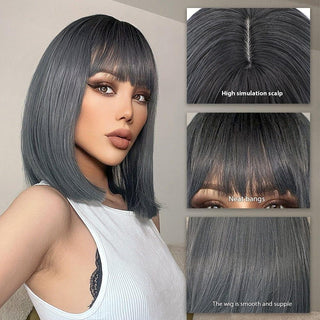 Dark Grey Wig