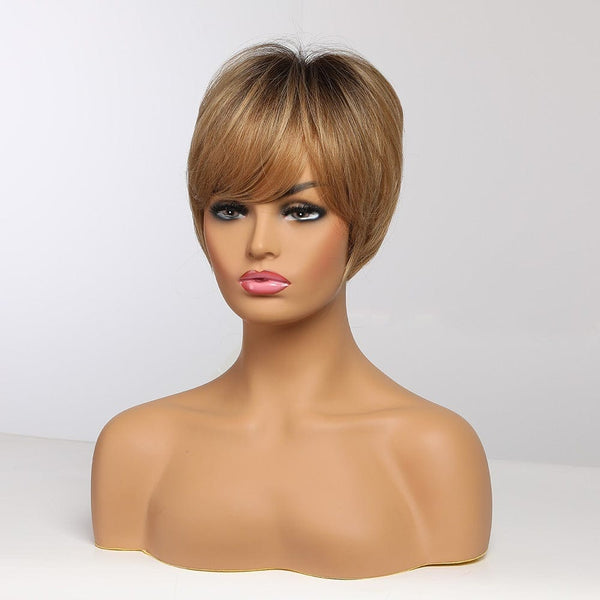 Stylonic Fashion Boutique Synthetic Wig Short Honey Blonde Wig Short Honey Blonde Wig - Stylonic Wigs