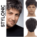 Stylonic Fashion Boutique Synthetic Wig Short Men's Wig Wigs | Silver Wigs | Mens's Wigs Short Men's Wig |  Stylonic