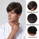 Stylonic Fashion Boutique SS1002-1 Short Pixie Cut Brown Wigs for Men