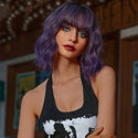 Purple Wavy Wig
