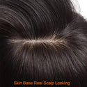Stylonic Fashion Boutique Hair Topper Silk Skin Base Brazilian Virgin Human Hair Topper Silk Base Brazilian Virgin Human Hair Topper - Stylonic