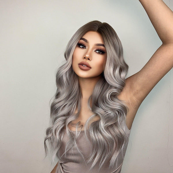 Long Silver Wig