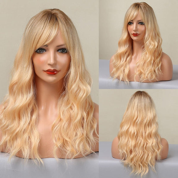 Stylonic Fashion Boutique Synthetic Wig Strawberry Blonde Wig  Strawberry Blonde Wig - Stylonic