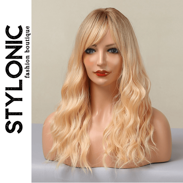 Stylonic Fashion Boutique Synthetic Wig Strawberry Blonde Wig  Strawberry Blonde Wig - Stylonic