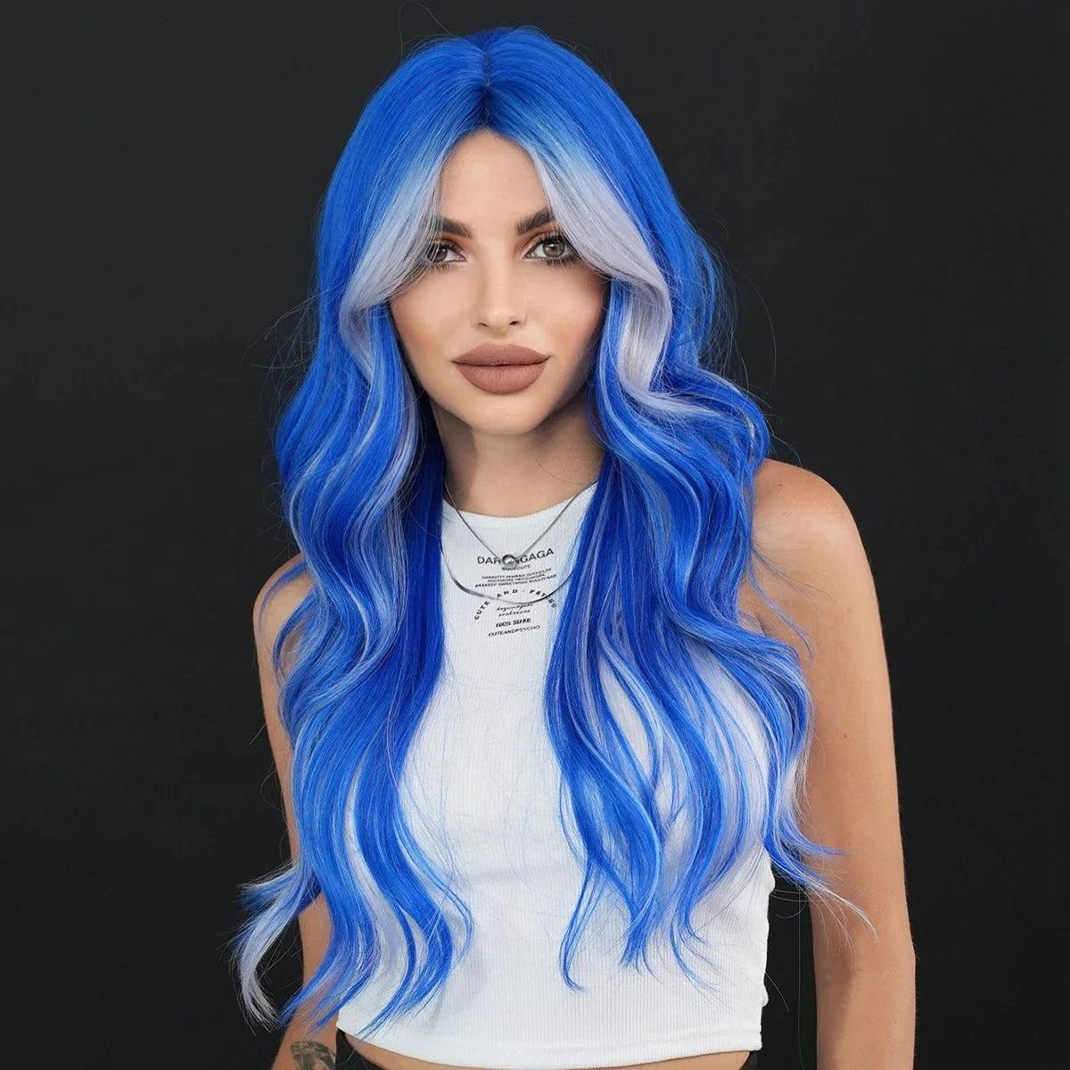 Synthetic Blue Wig | Wigs & Hairpieces UK | Stylonic Synthetic Blue Wig ...
