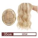 Stylonic Fashion Boutique Hair Topper BF02-35-105 Synthetic Hair Topper with Bangs Synthetic Hair Toppers - Hair Toppers with Bangs | Stylonic