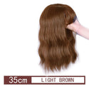 Stylonic Fashion Boutique Hair Topper BF02-35-2-30 Synthetic Hair Topper with Bangs Synthetic Hair Toppers - Hair Toppers with Bangs | Stylonic