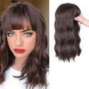 Stylonic Fashion Boutique Hair Topper Synthetic Hair Topper with Bangs Synthetic Hair Toppers - Hair Toppers with Bangs | Stylonic