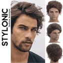 Stylonic Fashion Boutique Synthetic Wig Synthetic Wig Male Short Brown Wig Synthetic Wig Male Short Brown Wig - Stylonic Wigs