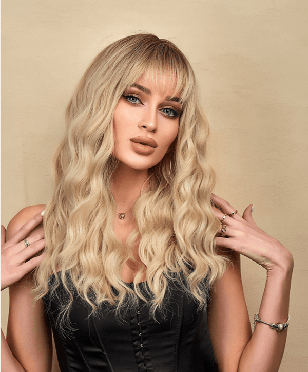 Blonde Curly Wig