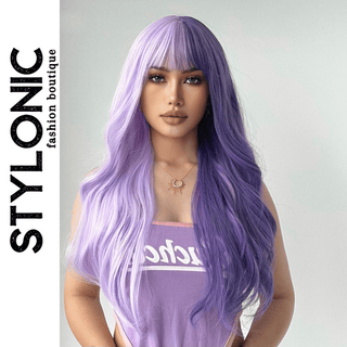 Stylonic Fashion Boutique Tow Tone Purple Wig