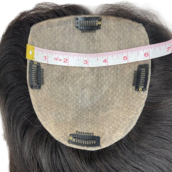 Stylonic Fashion Boutique Hair Topper Silk Skin Base Brazilian Virgin Human Hair Topper Silk Base Brazilian Virgin Human Hair Topper - Stylonic