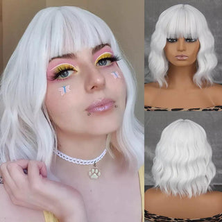 White Wavy Wig