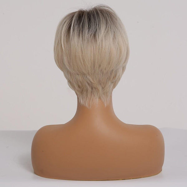 Short Blonde Wig