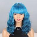 Stylonic Fashion Boutique Synthetic Wig T1B/613 Wigs Blue Wigs Blue - Stylonic Premium Wigs
