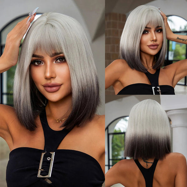 Stylonic Fashion Boutique lc8154-1 / CHINA Wigs in Grey