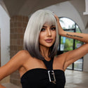 Stylonic Fashion Boutique Synthetic Wig Wigs in Grey Wigs in Grey - Stylonic Premium Wigs