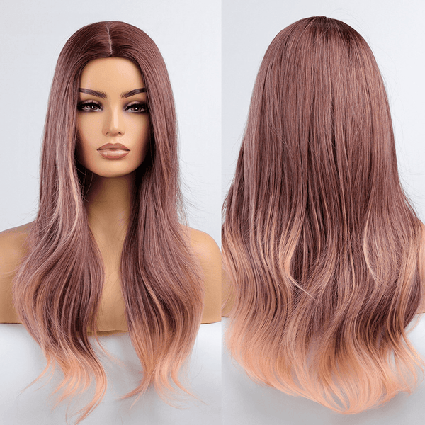 Stylonic Fashion Boutique Synthetic Wig Wigs Pink - Synthetic Ombre Pink Wig Wigs Pink - Synthetic Ombre Pink Wig - Stylonic Wigs