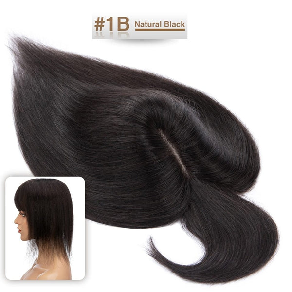 Stylonic Fashion Boutique China / 6 inches 27g / 1B|7x13|Center Part|150% Women's Topper Hair
﻿